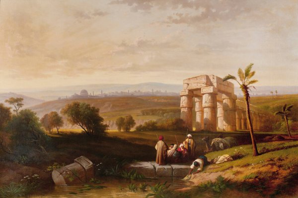 Main Product Photo of Memories Of Egypt  Painting by Ferdinand-Joseph-Bernard Marinus