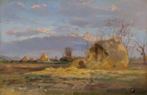 Autumn Landscape with Trees Oil painting by Ferdinand Katona