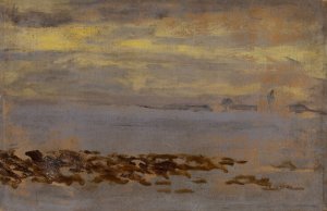 Dusk Oil painting by Ferdinand Katona