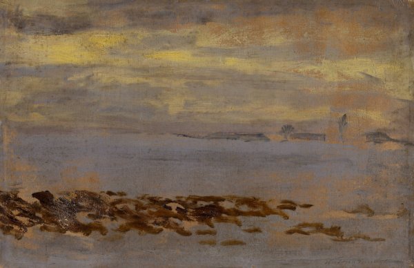 Dusk  by Ferdinand Katona - Hand-Painted Oil Painting Reproduction