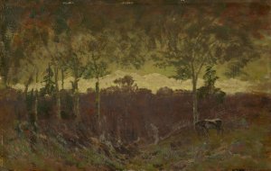 Early Evening Tatras Landscape by Ferdinand Katona Oil Painting