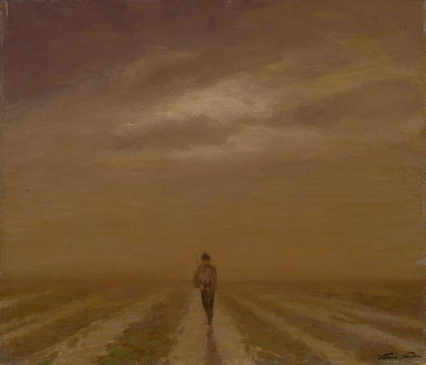 Main Product Photo of Early Evening  Painting by Ferdinand Katona