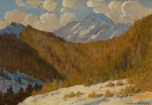 Early Spring in the Tatras by Ferdinand Katona Oil Painting