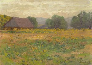 In the Meadow Oil painting by Ferdinand Katona