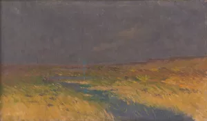Landscape before Evening Oil painting by Ferdinand Katona
