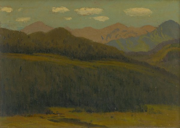 Landscape  by Ferdinand Katona - Hand-Painted Oil Painting Reproduction