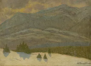 Landscape by Ferdinand Katona Oil Painting
