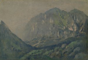 Motif from the High Tatras by Ferdinand Katona Oil Painting