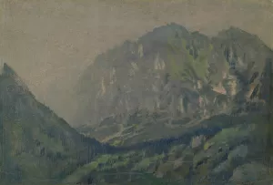 Motif from the High Tatras by Ferdinand Katona Oil Painting