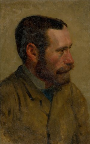 Self portrait by Ferdinand Katona Oil Painting