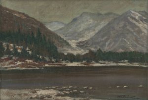 View of the High Tatras by Ferdinand Katona Oil Painting