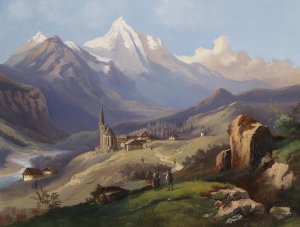 Heiligenblut by Ferdinand Lepie Oil Painting