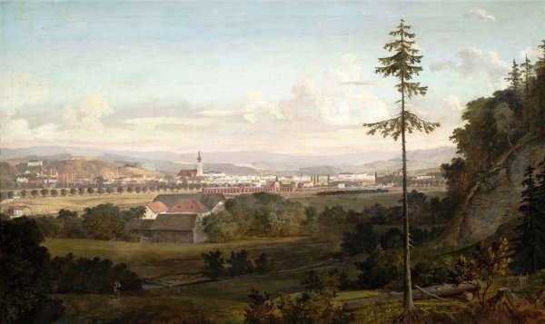 Ried im Innkreis by Ferdinand Lepie - Hand-Painted Oil Painting Reproduction