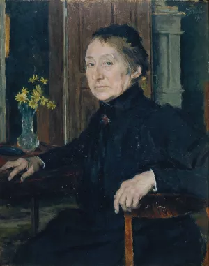 Marie Gerl Oil painting by Ferdinand Matthias Zerlacher