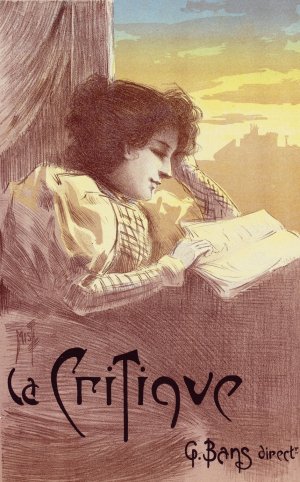 La Critique by Ferdinand Misti-Mifliez Oil Painting