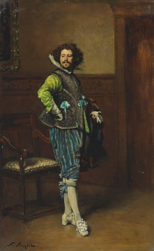 Le Gentilhomme by Ferdinand Roybet Oil Painting