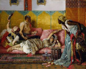 The Favorite Of The Harem by Ferdinand Roybet Oil Painting