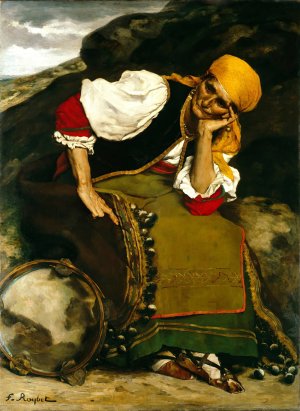 The Gypsy Woman by Ferdinand Roybet Oil Painting