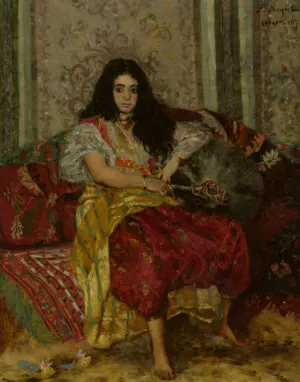 The Sultana by Ferdinand Roybet Oil Painting
