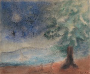 Landscape by Ferdinand Schirren Oil Painting