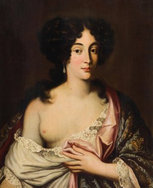 Ortensia Mancini by Ferdinand Voet Oil Painting