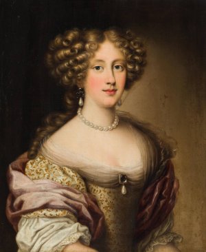 Portraits Of Cristina Dudley Paleotti by Ferdinand Voet Oil Painting