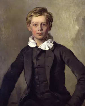 Portrait of Count Haubold von Einsiedel Oil painting by Ferdinand Von Rayski