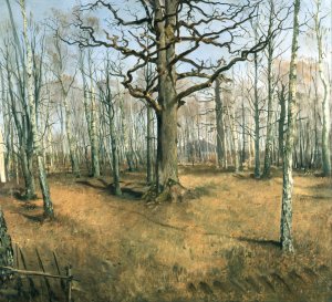 Wermsdorf Forest by Ferdinand Von Rayski Oil Painting