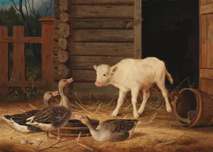The Surprise by Ferdinand Von Wright Oil Painting
