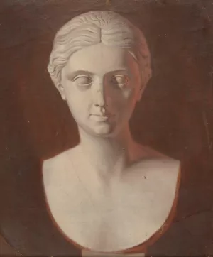 Woman 's Head by Ferdinand Von Wright Oil Painting