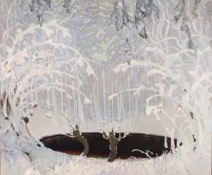 Winter Tale by Ferdynand Ruszczyc Oil Painting