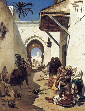 The Armourer Oil painting by Ferencz-Franz Eisenhut