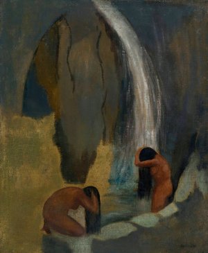 Banistas by Fermin Revueltas Oil Painting