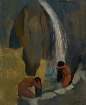 Banistas by Fermin Revueltas Oil Painting