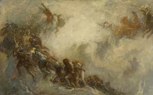 Les Races humaines by Fernand Cormon Oil Painting