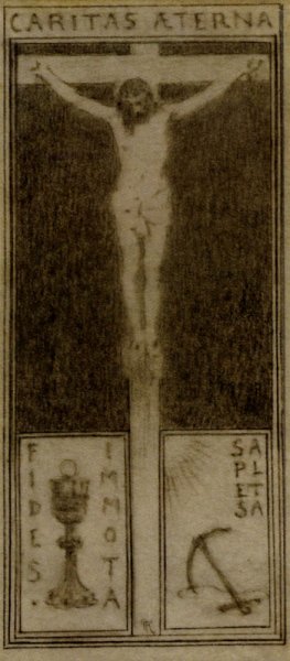Main Product Photo of Caritas Aeterna Painting by Fernand Khnopff