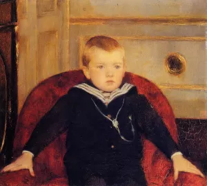 Henri de Woelmont Oil painting by Fernand Khnopff