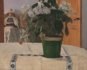 Hortensia by Fernand Khnopff Oil Painting