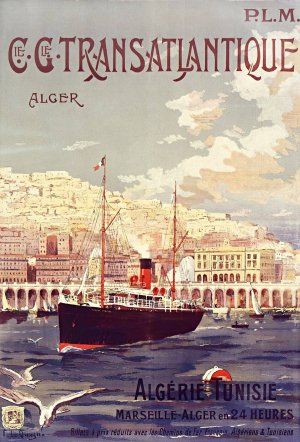 Cie. Cle Transatlantique, Alger by Fernand Le Quesne Oil Painting