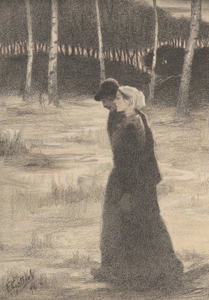La Promise by Fernand Louis Gottlob Oil Painting
