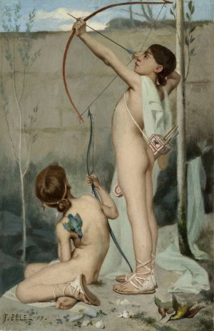 Archers by Fernand Pelez Oil Painting