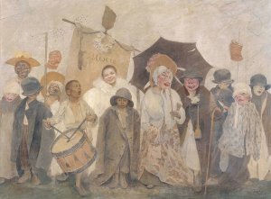La Vachalcade by Fernand Pelez Oil Painting