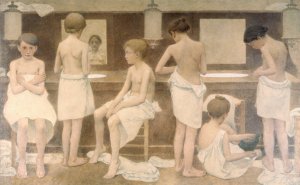 Les Petites Figurantes by Fernand Pelez Oil Painting