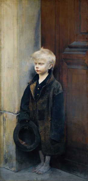 Misery Or little Beggar by Fernand Pelez Oil Painting