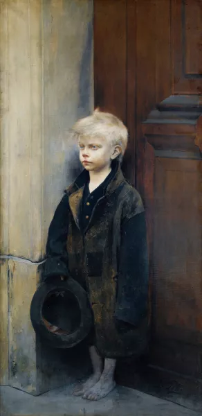Misery Or little Beggar by Fernand Pelez Oil Painting