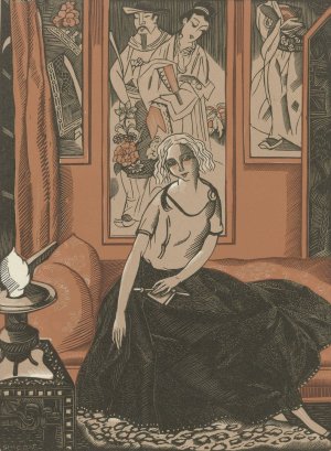 Interieur by Fernand Simeon Oil Painting