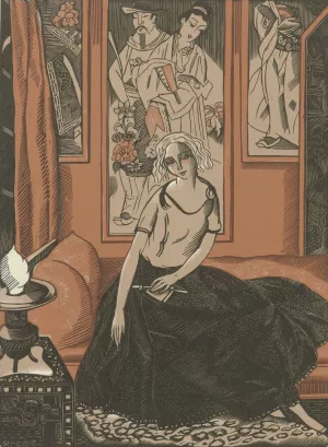 Interieur by Fernand Simeon Oil Painting