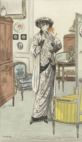 Tailleur de Velours  by Fernand Simeon - Hand-Painted Oil Painting Reproduction