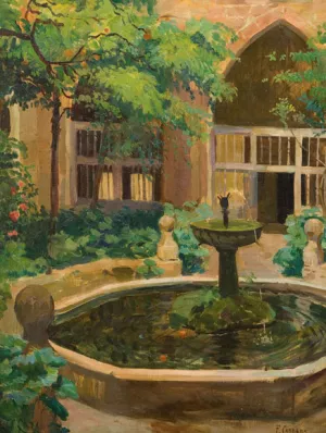 La Fuente by Fernando Cabrera Canto Oil Painting