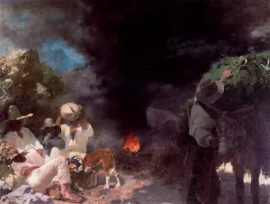 La Siesta by Fernando Cabrera Canto Oil Painting